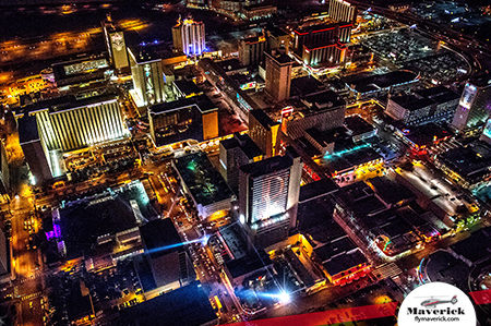 Arial shot of Las Vegas