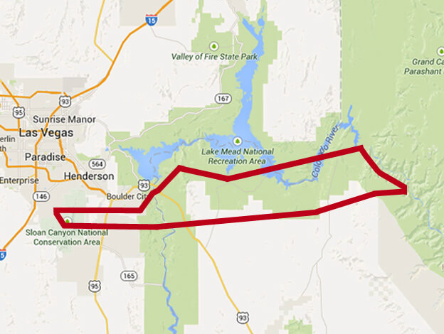 Western Journey Flight Route Map