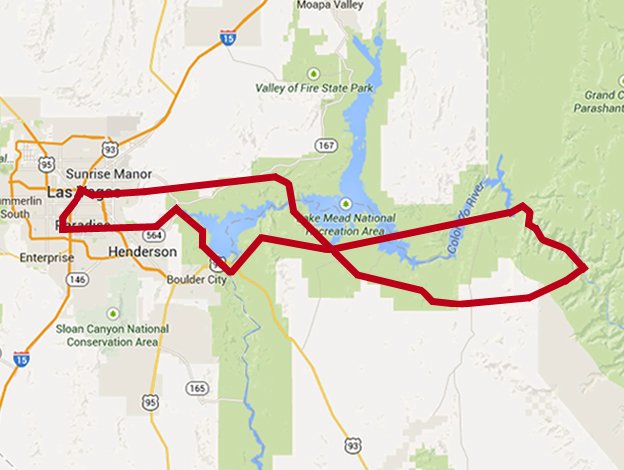 Skywalk Odyssey Flight Route Map