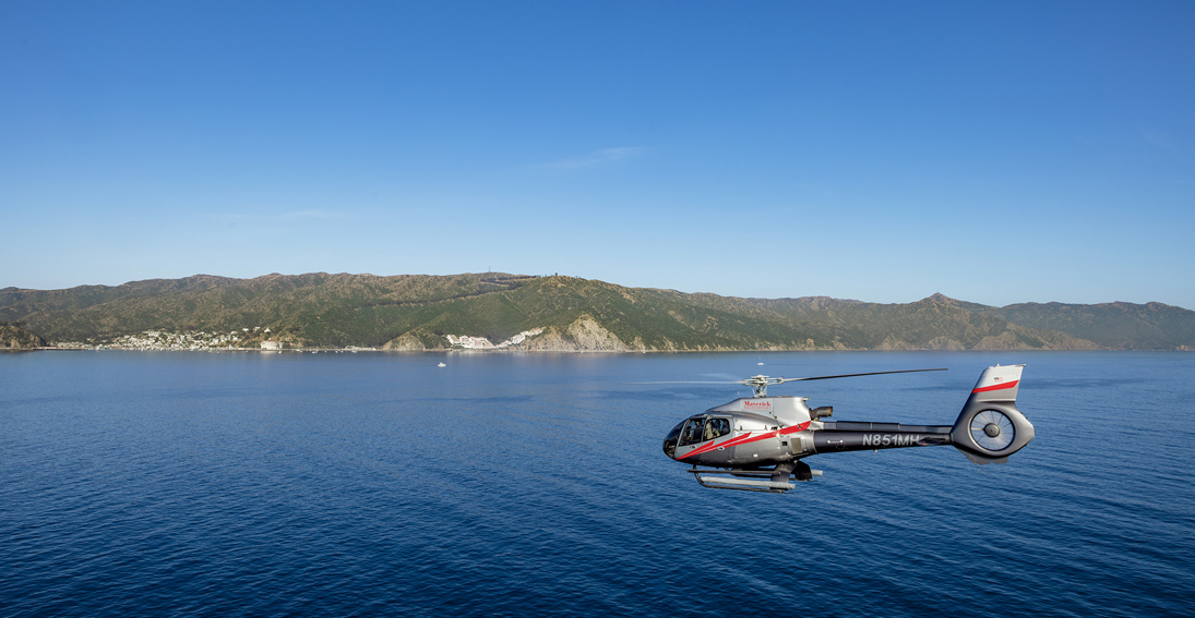 15-minute flight to Catalina Island from Long Beach